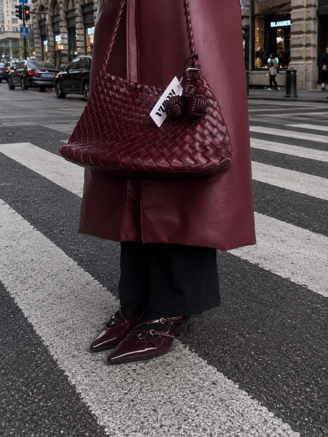 Deep Red Poi Bag